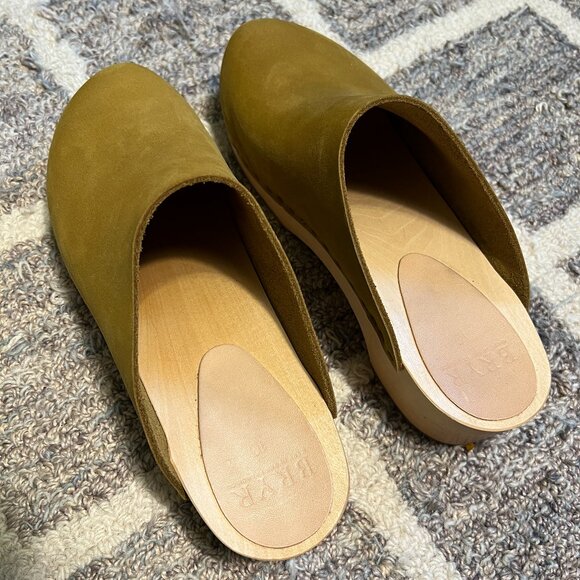 Bryr Worker Clog in Fennel - Picture 2 of 3